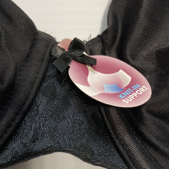 PLAYTEX Secrets Signature Uplift Underwire Black Bra Womens Plus Size 42C - Picture 8 of 14